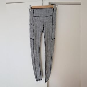 lululemon athletica Black & White Houndstooth Leggings